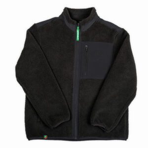 Fleece Jacke schwarz mit A- Logo Gr. S – XXXL