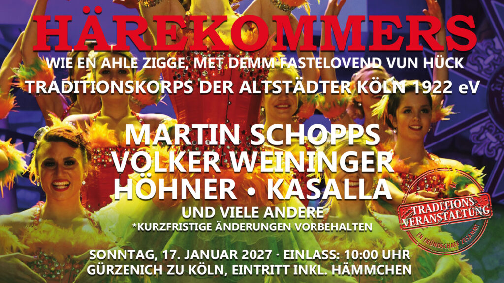 Altstädter Härekommers 2027 am 17.01.2027